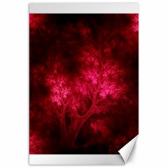 Artsy Red Trees Canvas 20  X 30   by allthingseveryone