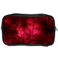 Artsy Red Trees Toiletries Bags 2-side by allthingseveryone