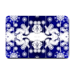 The Effect Of Light  Very Vivid Colours  Fragment Frame Pattern Small Doormat  by Celenk