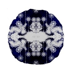 The Effect Of Light  Very Vivid Colours  Fragment Frame Pattern Standard 15  Premium Round Cushions