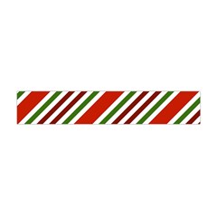 Christmas Color Stripes Flano Scarf (mini) by Celenk