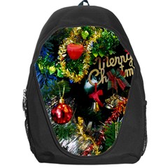 Decoration Christmas Celebration Gold Backpack Bag by Celenk