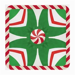 Candy Cane Kaleidoscope Medium Glasses Cloth (2-side) by Celenk