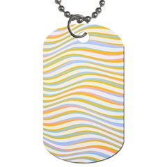 Art Abstract Colorful Colors Dog Tag (two Sides) by Celenk