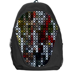 Christmas Cross Stitch Background Backpack Bag