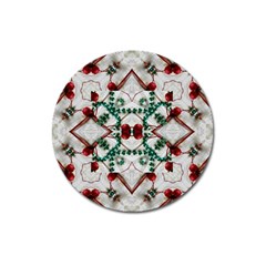 Christmas Paper Magnet 3  (round) by Celenk