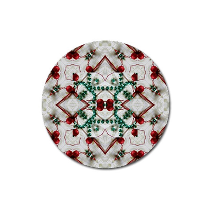 Christmas Paper Magnet 3  (Round)