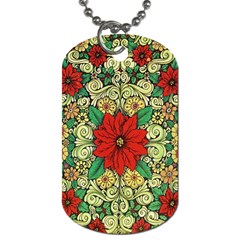 Calsidyrose Groovy Christmas Dog Tag (one Side)