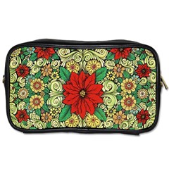 Calsidyrose Groovy Christmas Toiletries Bags by Celenk