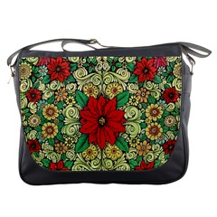 Calsidyrose Groovy Christmas Messenger Bags by Celenk