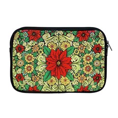 Calsidyrose Groovy Christmas Apple Macbook Pro 17  Zipper Case by Celenk