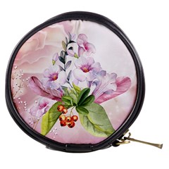 Wonderful Flowers, Soft Colors, Watercolor Mini Makeup Bags by FantasyWorld7