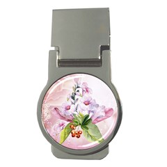 Wonderful Flowers, Soft Colors, Watercolor Money Clips (round)  by FantasyWorld7