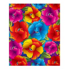 Neon Colored Floral Pattern Shower Curtain 60  X 72  (medium)  by Bigfootshirtshop