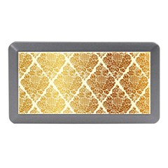 Vintage,gold,damask,floral,pattern,elegant,chic,beautiful,victorian,modern,trendy Memory Card Reader (mini) by NouveauDesign