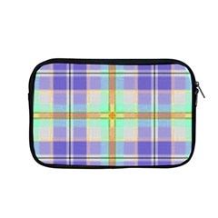 Blue And Yellow Plaid Apple Macbook Pro 13  Zipper Case by Bigfootshirtshop