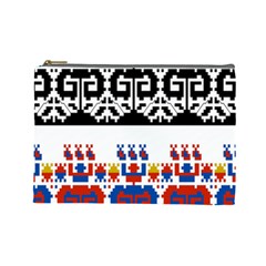 Bulgarian Folk Art Folk Art Cosmetic Bag (large)  by Celenk