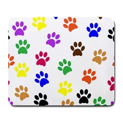 Pawprints Paw Prints Paw Animal Large Mousepads by Celenk