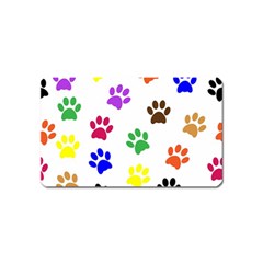 Pawprints Paw Prints Paw Animal Magnet (name Card) by Celenk