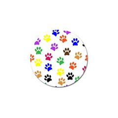 Pawprints Paw Prints Paw Animal Golf Ball Marker (4 Pack) by Celenk