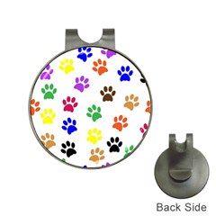 Pawprints Paw Prints Paw Animal Hat Clips With Golf Markers by Celenk