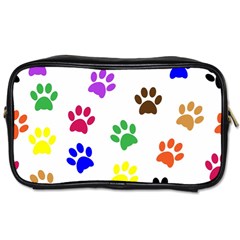 Pawprints Paw Prints Paw Animal Toiletries Bags 2-side by Celenk