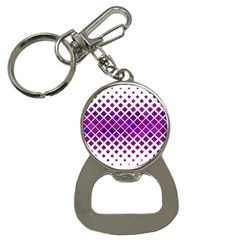 Pattern Square Purple Horizontal Button Necklaces by Celenk