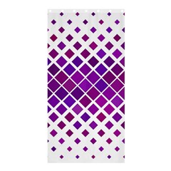 Pattern Square Purple Horizontal Shower Curtain 36  X 72  (stall)  by Celenk