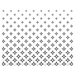 Star Pattern Decoration Geometric Double Sided Flano Blanket (medium)  by Celenk