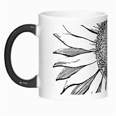 Sunflower Flower Line Art Summer Morph Mugs by Celenk