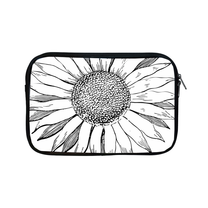 Sunflower Flower Line Art Summer Apple iPad Mini Zipper Cases