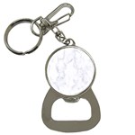 Marble Texture White Pattern Button Necklaces Front