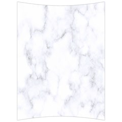 Marble Texture White Pattern Back Support Cushion by Celenk