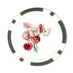 Flowers Poppies Poppy Vintage Poker Chip Card Guard (10 pack) Back