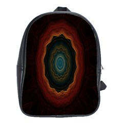 Cosmic Eye Kaleidoscope Art Pattern School Bag (xl) by Celenk