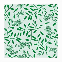 Leaves Foliage Green Wallpaper Medium Glasses Cloth by Celenk