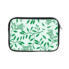 Leaves Foliage Green Wallpaper Apple Ipad Mini Zipper Cases