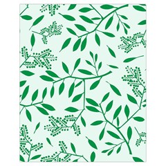 Leaves Foliage Green Wallpaper Drawstring Bag (small) by Celenk