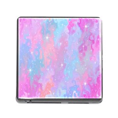 Space Psychedelic Colorful Color Memory Card Reader (square) by Celenk