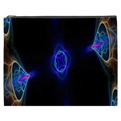 Lightning Kaleidoscope Art Pattern Cosmetic Bag (xxxl)  by Celenk