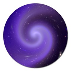 Spiral Lighting Color Nuances Magnet 5  (round) by Celenk