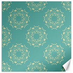 Floral Vintage Royal Frame Pattern Canvas 20  X 20   by Celenk