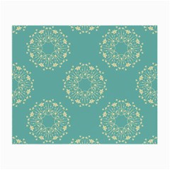 Floral Vintage Royal Frame Pattern Small Glasses Cloth (2-side) by Celenk