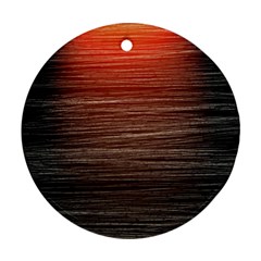 Background Red Orange Modern Ornament (Round)