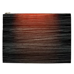 Background Red Orange Modern Cosmetic Bag (XXL) 