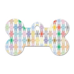 Background Wallpaper Spirals Twirls Dog Tag Bone (one Side) by Celenk