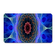 Cosmic Flower Kaleidoscope Art Magnet (rectangular) by Celenk