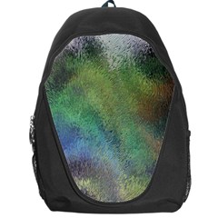 Frosted Glass Background Psychedelic Backpack Bag by Celenk