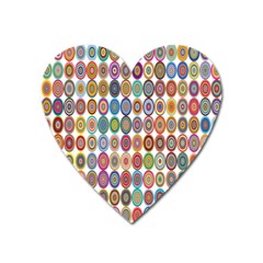 Decorative Ornamental Concentric Heart Magnet