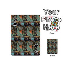 Pattern Background Fish Wallpaper Playing Cards 54 (Mini) 